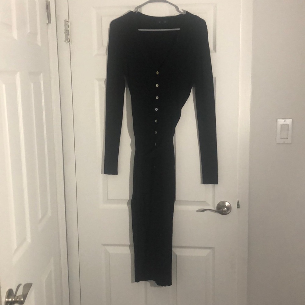 MIDI cardigan dress